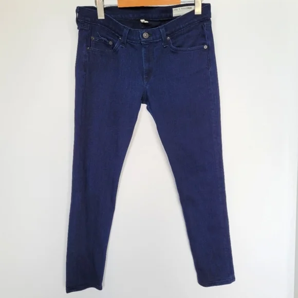 rag & bone Capri Jeans in Indigo - Picture 2 of 8